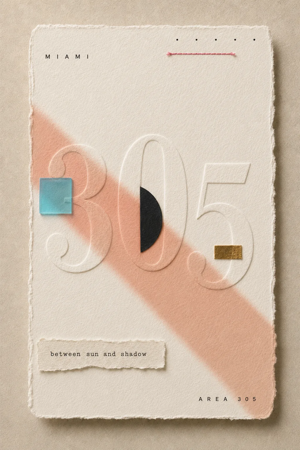 Between Sun and Shadow — Miami collage