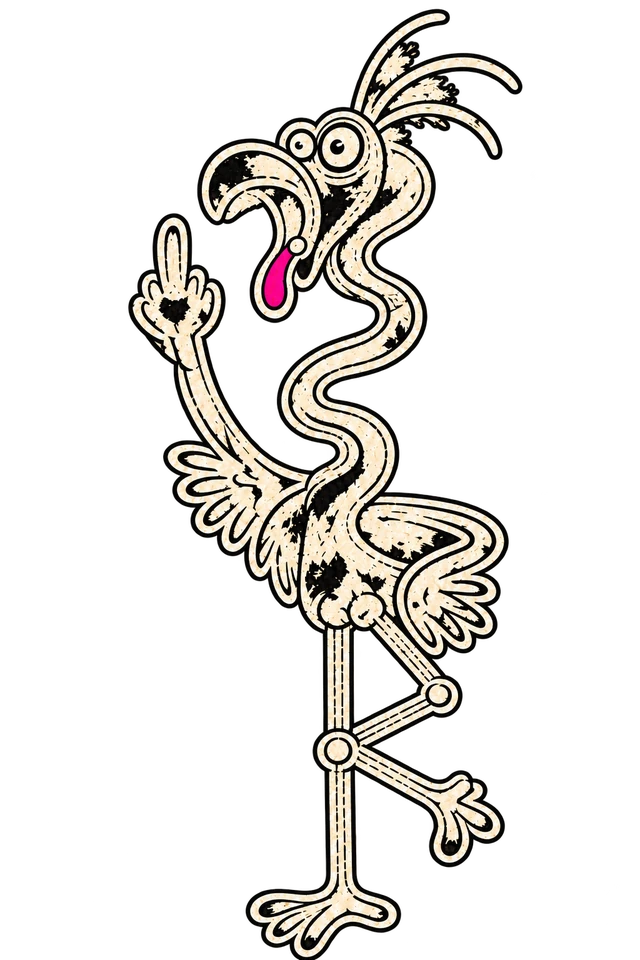 A305X, Ivo's mischievous flamingo